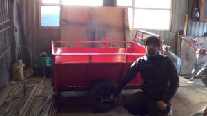 Самодельный прицеп к мотоблоку обзор