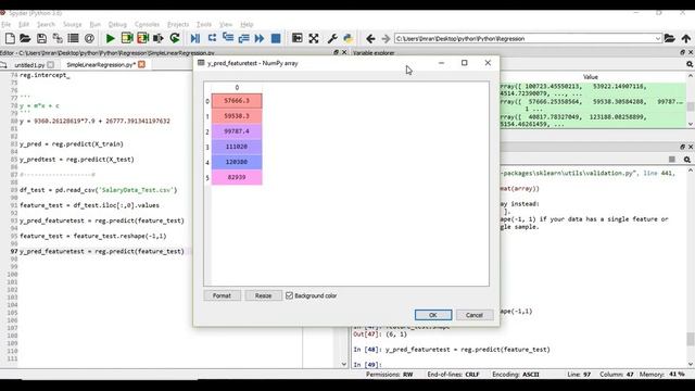 Prediction with Linear Regression Single Variable | Train Test Accuracy - P4