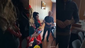 Креативное поздравление мужчин с 23 февраля.