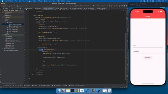 API call using Cubit | Post API | Flutter Bloc | State Management | Tutorial in Hindi/Urdu
