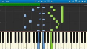 Антошка («Веселая карусель») (на пианино Synthesia)