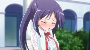 Anime Girl Cute cold sneeze