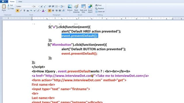 TAMIL EVENT PREVENTDEFAULT METHOD IN JQUERY DEMO смотреть онлайн
