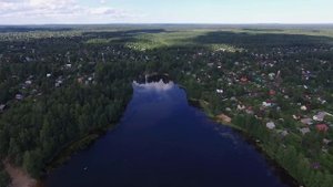 Васкелово с квадрокоптера - оз. Гупуярви