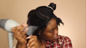 What I Wash my Sew-In Weave & Leave-Out With + Straightening | Routine