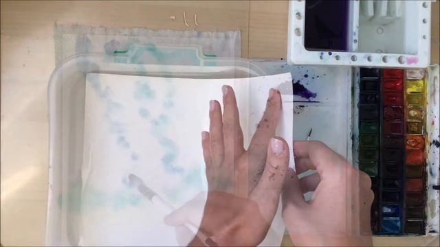 Видео урок рисования акварелью "Млечный путь" (Превью к уроку) смотреть онлайн