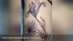 35 X-Ray Flower Tattoos That Will Take Your Breath Away !