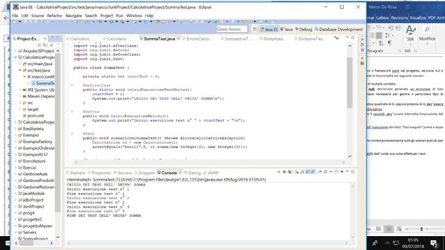 Esercitazione con JUNIT смотреть онлайн