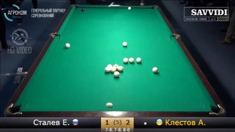 Мастера русского бильярда. Сталев - Клестов