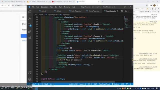 ionic-react-firebase-crud смотреть онлайн