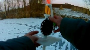 Жерлица со световым и электронным сигнализатором