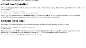 Unix & Linux: NFS mount failed after upgrading server, no route to host, embedded, nfsvers=4