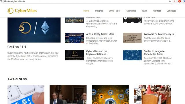 CyberMiles - базовый токен CMT. смотреть онлайн