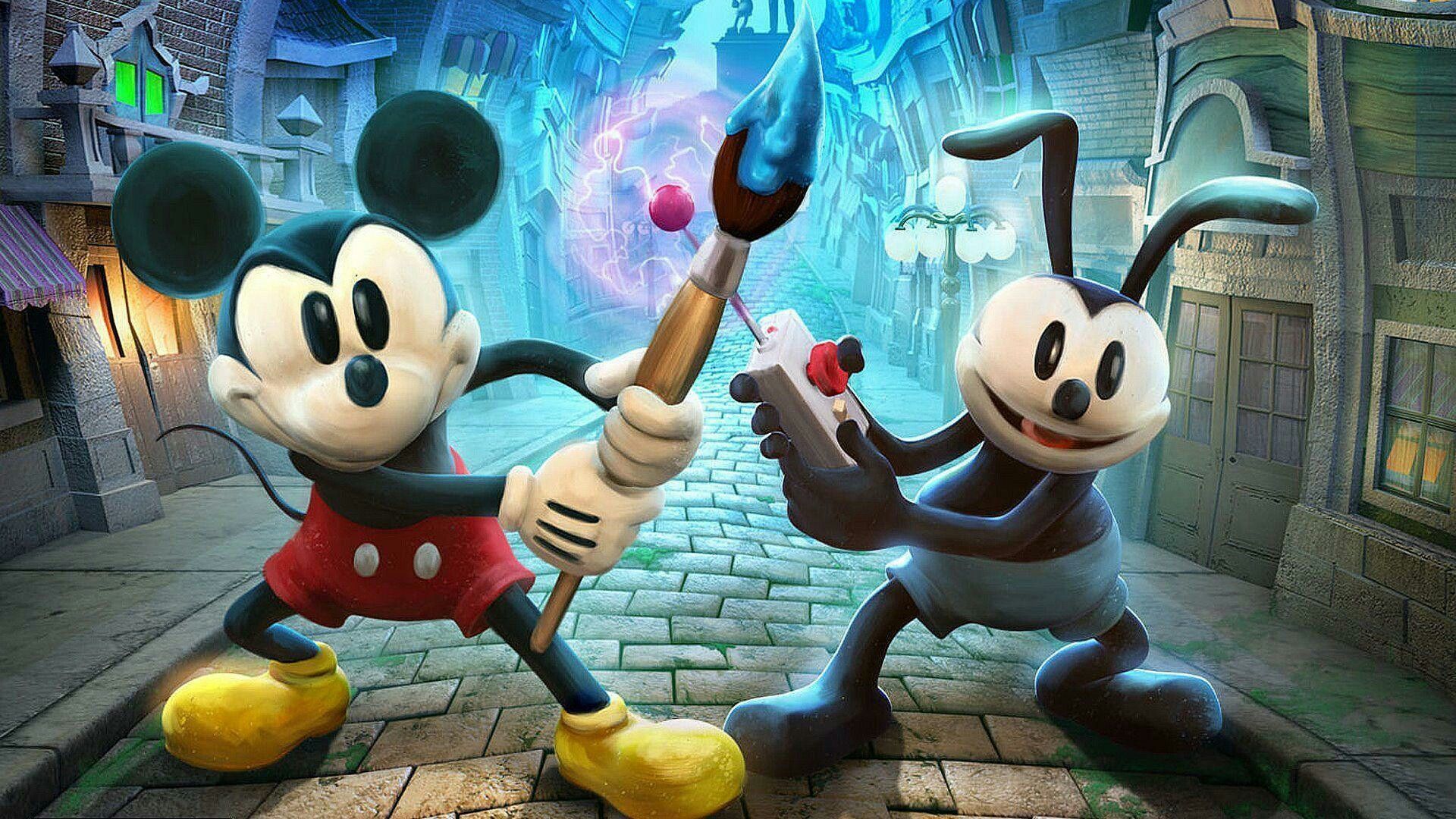 Включи микки маус игра. Микки Маус и Освальд 2 легенды. Игра Epic Mickey Mouse. Игра Disney Epic Mickey. Disney Epic Mickey 2 PS Vita.