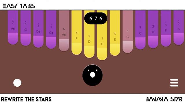 Rewrite the stars - The Greatest Showman ‼️ Kalimba cover (easy tabs) || Keylimba apps смотреть онлайн