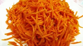 Морковь - по корейски! Обязательно добавьте в масло этот ингредиент! смотреть онлайн