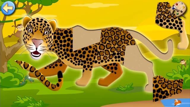 Savanna- amazing puzzle game for kids - Panther | SURPRISE FUNNY TOYS FOR KIDS смотреть онлайн