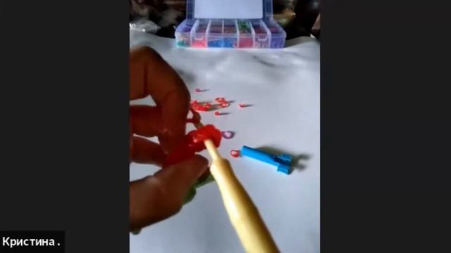 Сердечко на ручку ▶ Плетение из резинок