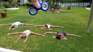 Челлендж: ГИМНАСТИКА против спиннера | Английский для детей