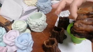 Грунтовка и покраска гипсовых изделий.