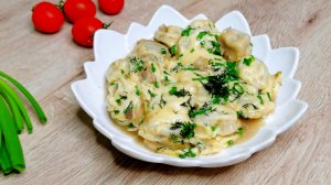 Пельмени с сыром и грибами. Такой рецепт вы ещё не пробовали.