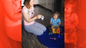 Развивающие игры. Тима, 3г. Синдром Дауна . Музыкальное занятие.