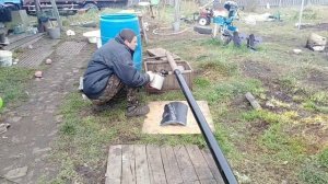 Делаем сваи для здания/ Защита от коррозии/ Из Москвы в Сибирь/ Центральная Сибирь/