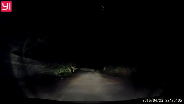 Видеорегистратор Xiaomi Yi Car DVR Тест №4 Ночь лес смотреть онлайн