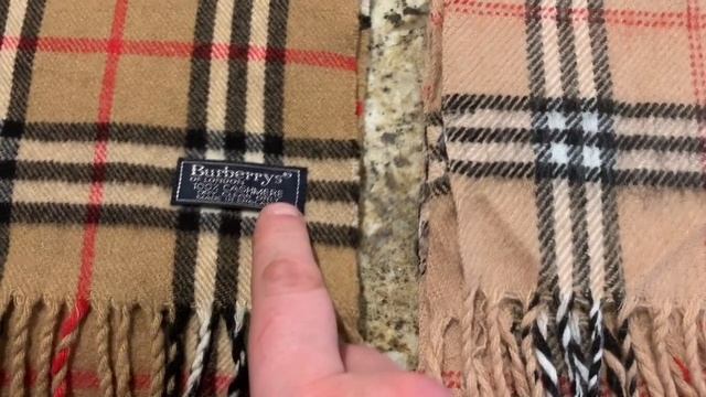 Real or Fake Burberry Cashmere Scarf? How to tell if your Burberry scarf is real or counterfeit смотреть онлайн
