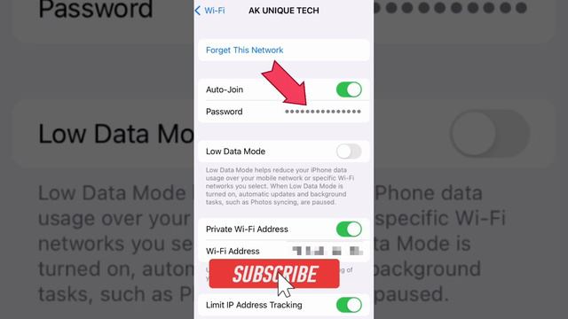 SEE WI-FI PASSWORD ON IPHONE