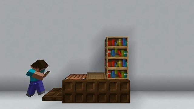 Декорация для дома в Minecraft в версии 1.14.4 (Полка в майнкрафте, интерьер) | Майнкрафт