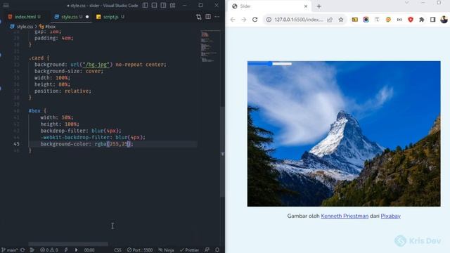 Simple html css javascript project for beginners make a image slider filter before after