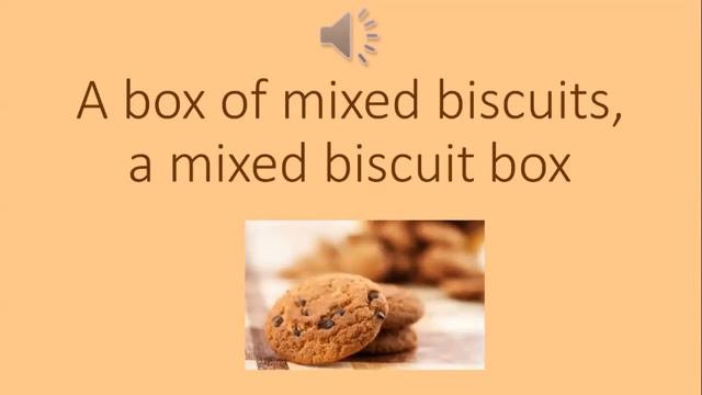 Скороговорка Tongue Twister "A box of mixed biscuits, a mixed biscuit box" смотреть онлайн