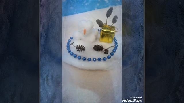 Снеговики из ваты своими руками