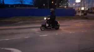 Yamaha jog aprio за 13к едет на заднем, краткий обзор