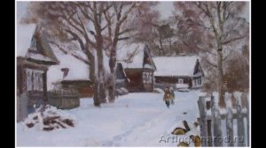 Картины художника инги Рачковой Пейзажи Зима
