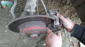 How to replace front brake pads asbestos-free and Brake pad wear sensor on BMW E36.