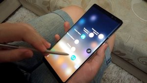 Творчество ребенка  со стилусом S PEN- samsung GALAXY NOTE 8