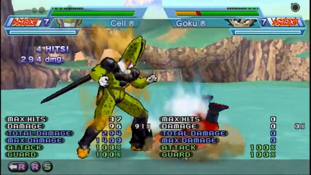 Dragon Ball Z Shin Budokai Another Road - "Stomp" exploit смотреть онлайн