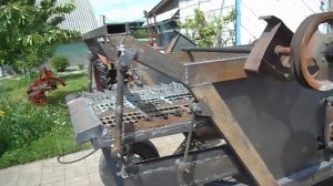 Самодельный зерновой мини комбайн