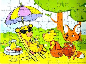 Оранжевая корова - собираем пазлы для детей | Видео Для Детей | Мультики с игрушками