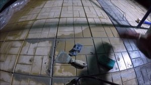 Затирка швов тротуарной плитки цементным раствором