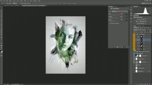 Фотошоп. Photoshop. Абстрактная живопись Акварель действие. Abstract Painting Watercolor Action.