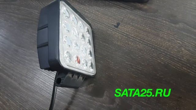 Фара светодиодная для спецтехники 48W 12-24V смотреть онлайн