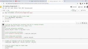 cropping of images in OpenCV with Python