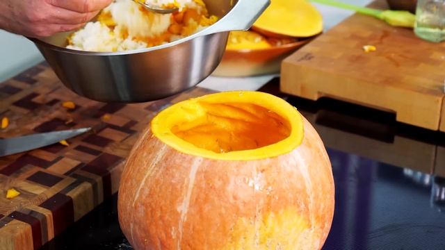 Запекаю ПТИЦУ В ТЫКВЕ! Фаршированная тыква. РЕЦЕПТ от Ильи Лазерсона