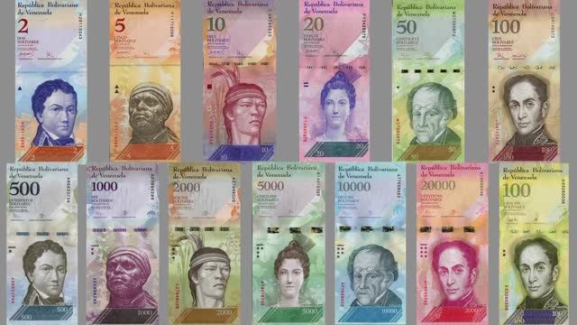 Банкноты Венесуэлы выпуска 2007-2017 года. Денежная реформа 1:1000.