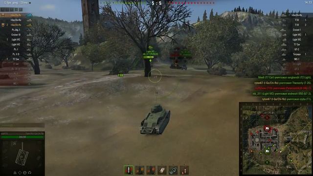 world of tanks(покатушки на туре 89-GO/chi-RO) смотреть онлайн