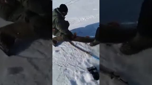 Зимняя рыбалка.рыбалка 2017 зима. Щука. Очень большая щука.жерлица. смотреть онлайн