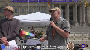 staatenlos.info  24.07.2021 Versammlung unter freiem Himmel - Kundgebung – Reichstag - Teil 2 / 8